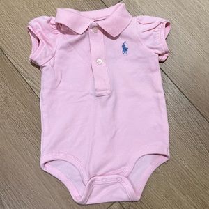 Ralph Lauren 3m pink onesie
